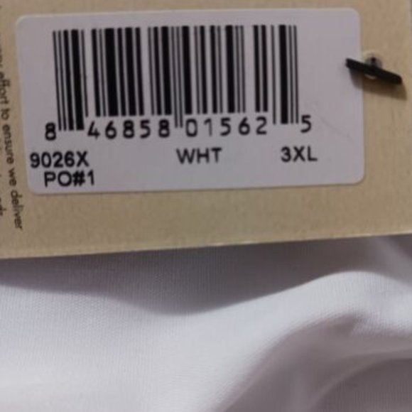 MAEVN White 9026 Scrub Pants Drawstring Back Elastic Flare Leg Size 3XL Waist 44 - Picture 8 of 9